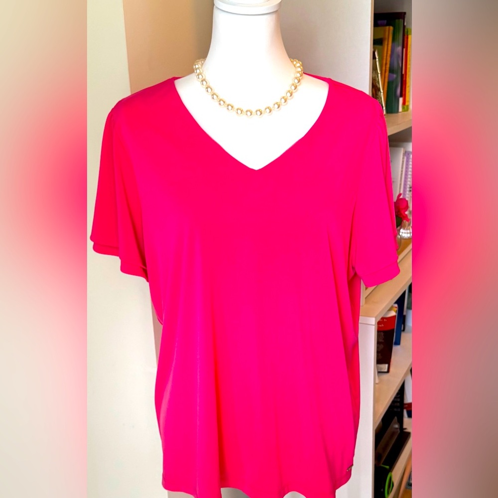 FlutterSleeve V-Neck Women's Top